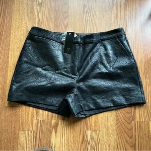 NWT TINLEY ROAD Textured Faux Leather Shorts